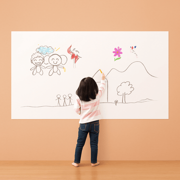 Whiteboard Wall Sticker For Kids Drawing