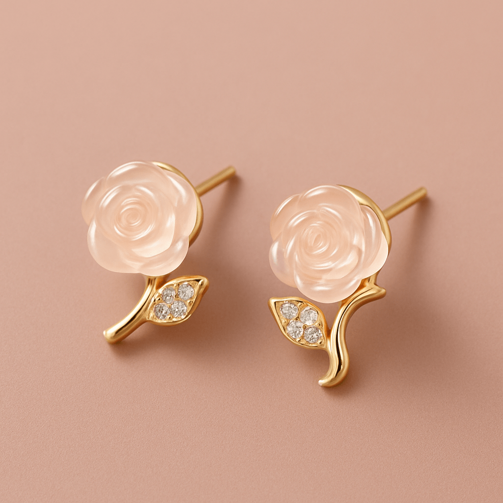 Flower Leaf Earrings