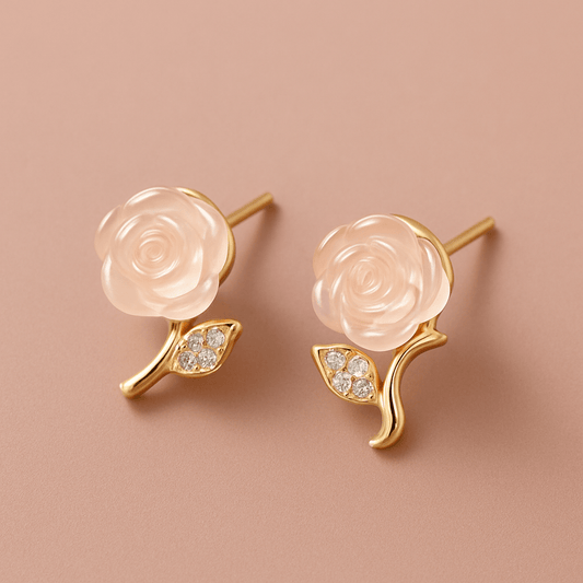 Flower Leaf Earrings