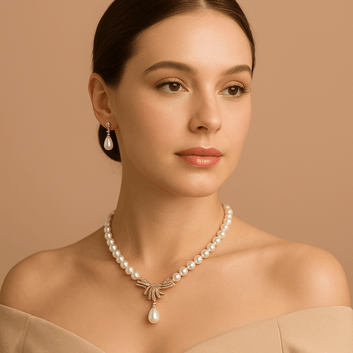 Pearl Necklace Set