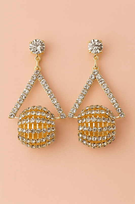 Triangle Drop Earrings