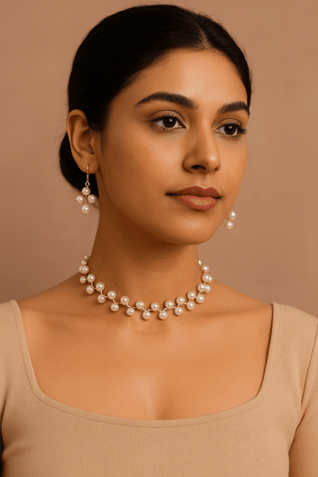 Choker With Earrings