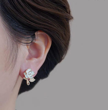 Flower Leaf Earrings